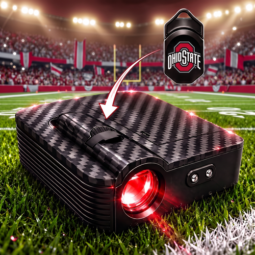 DriveTouchdown Ohio State Buckeyes car door LED projector